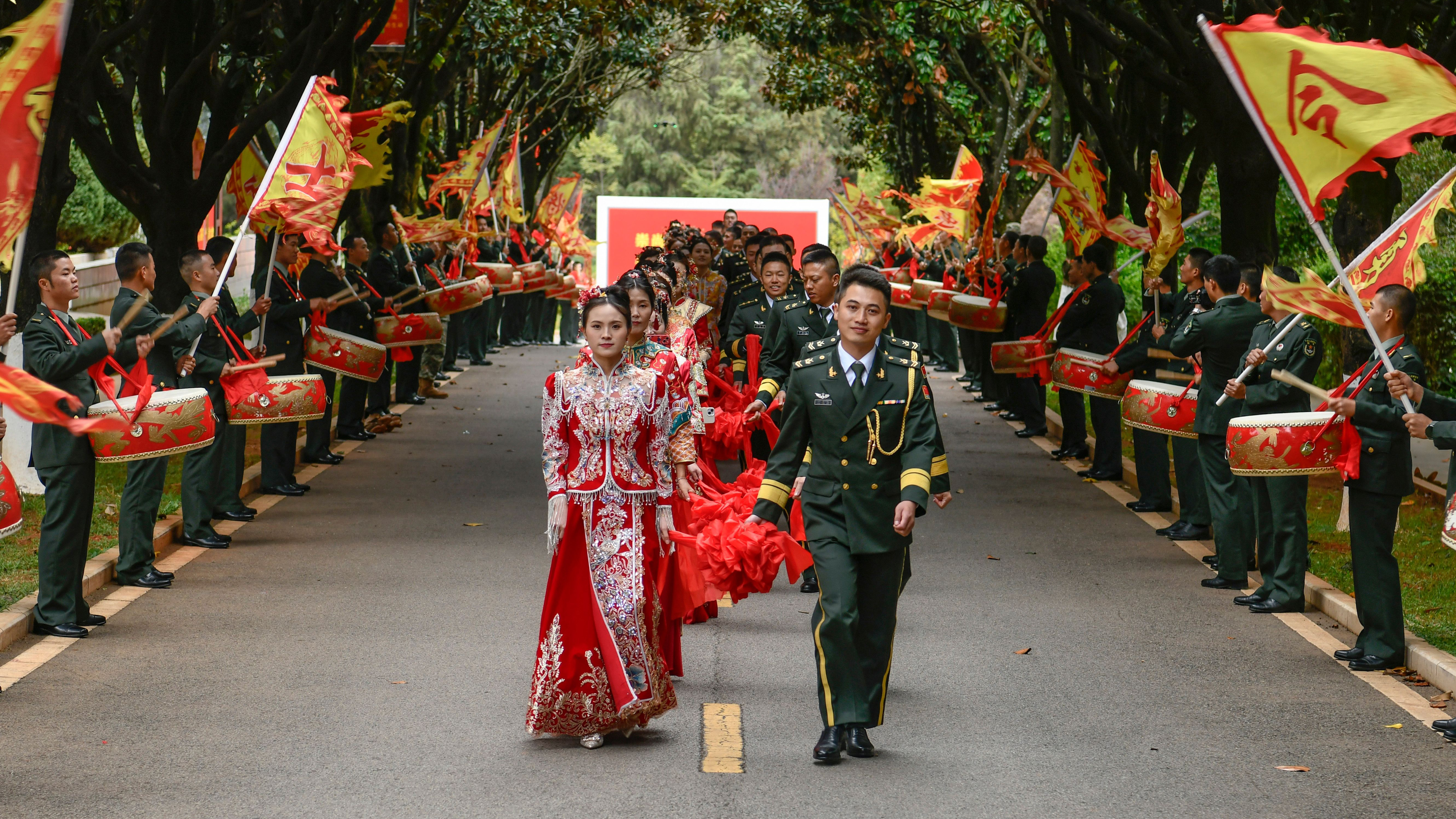 忠誠和浪漫！這場軍營婚禮儀式感滿滿